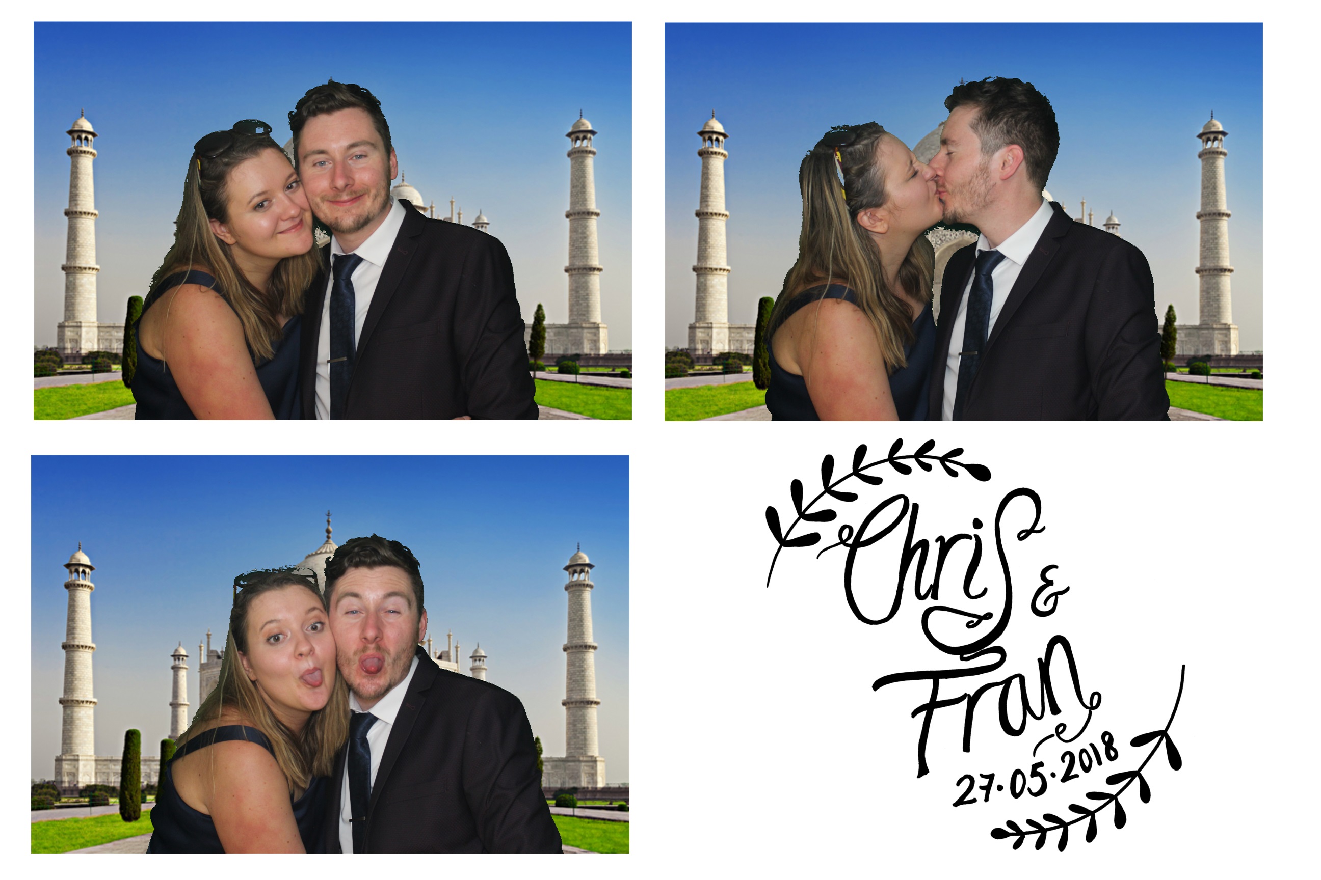 Chris & Fran | View more photos from the event at images.mobile-photo-booth.com/u/MobilePhotoBoothUK/Chris-Fran